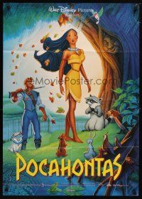 2d104 POCAHONTAS German '95 Disney cartoon, the famous Native American Indian with John Smith!
