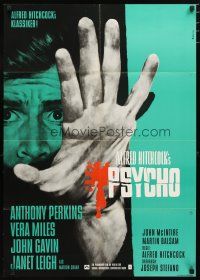 2d105 PSYCHO German R72 different art of Anthony Perkins by Peltzer, Alfred Hitchcock