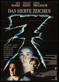 2d112 SEVENTH SIGN German '88 Demi Moore, Michael Biehn, Jurgen Prochnow, fantasy!