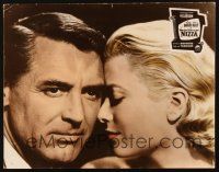 2d055 TO CATCH A THIEF German LC '55 best c/u of Grace Kelly & Cary Grant, Alfred Hitchcock