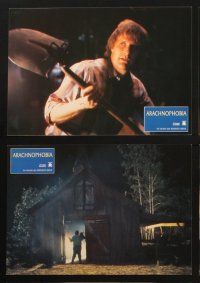 2d028 ARACHNOPHOBIA 12 German LCs '90 Jeff Daniels, creepy spider horror images!