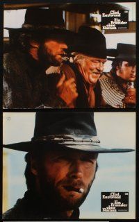2d029 HIGH PLAINS DRIFTER 12 German LCs '73 great different images of cowboy Clint Eastwood!