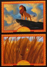 2d040 LION KING 7 German LCs R90s classic Disney cartoon set in Africa, great images!