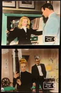 2d043 MARNIE 4 German LCs '64 Sean Connery & Tippi Hedren in Alfred Hitchcock's sex mystery!