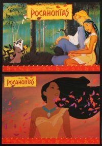 2d027 POCAHONTAS 16 German LCs '95 Disney, Native American Indians, great cartoon images!
