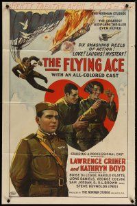 2e017 FLYING ACE 1sh '26 cool all-black aviation, the greatest airplane thriller ever produced!