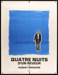 2f004 FOUR NIGHTS OF A DREAMER linen French 1p '71 Robert Bresson's Quatre Nuits d'un Reveur!