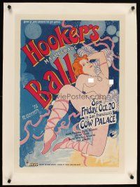 2f108 HOOKER'S MASQUERADE BALL linen special 20x29 '78 super sexy nude artwork by R. Gotsch!