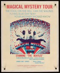 2f099 MAGICAL MYSTERY TOUR linen special 24x29 '76 The Beatles, Lennon, McCartney, Harrison, Starr!