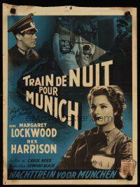 2g180 NIGHT TRAIN TO MUNICH Belgian '40s Carol Reed, Margaret Lockwood, Rex Harrison, different!