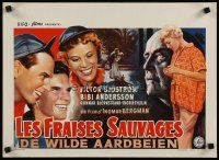 2g187 WILD STRAWBERRIES Belgian '57 Ingmar Bergman's Smultronstallet, Victor Sjostrom, different!