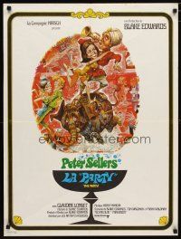 2g163 PARTY French 23x32 '69 Peter Sellers, Blake Edwards, great art by Jack Davis!