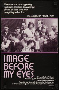 2g032 IMAGE BEFORE MY EYES special 11x17 '81 about life in Jewish Poland between WWI & WWII!