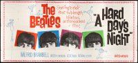 2h020 HARD DAY'S NIGHT 24sh '64 The Beatles in their first hilarious film, rock & roll classic!