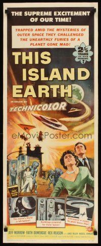 2h003 THIS ISLAND EARTH insert '55 they challenged the unearthly furies of a planet gone mad!