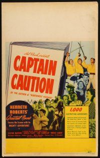 2h133 CAPTAIN CAUTION WC '40 Hal Roach's adapation of Kenneth Roberts greatest novel of manly men!