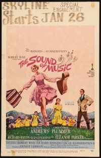 2h153 SOUND OF MUSIC WC '65 classic artwork of Julie Andrews & top cast by Howard Terpning!