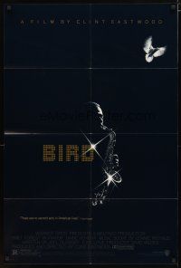 2j091 BIRD 1sh '88 directed by Clint Eastwood, biography of jazz legend Charlie Parker!