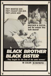 2j094 DAUGHTER 1sh R70s they fought for the love of the same woman, Black Brother Black Sister