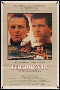 2j119 BOUNTY 1sh '84 Mel Gibson, Anthony Hopkins, Laurence Olivier, Mutiny on the Bounty!