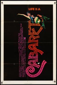 2j138 CABARET 1sh '72 singing & dancing Liza Minnelli in Nazi Germany, directed by Bob Fosse!