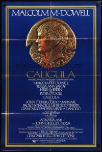 2j141 CALIGULA int'l 1sh '80 Malcolm McDowell, Penthouse's Bob Guccione sex epic!