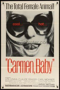 2j147 CARMEN, BABY 1sh '68 Radley Metzger, Uta Levka, Barbara Valentine, cool hot image!