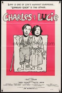 2j162 CHARLES & LUCIE 1sh '80 Nelly Kaplan's Charles et Lucie, wacky art!
