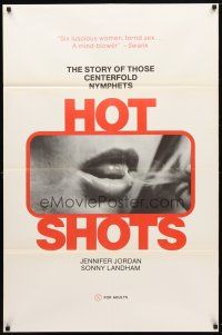 2j168 HOT SHOTS 1sh '74 Jennifer Jordan, the story of centerfold nymphets!