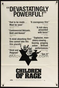 2j172 CHILDREN OF RAGE 1sh '75 Middle-Eastern eternal conflict, Pahoo art of Palestineans!