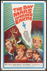 2j230 DAY MARS INVADED EARTH 1sh '63 their bodies & brains were destroyed by alien super-minds!