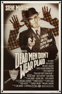 2j233 DEAD MEN DON'T WEAR PLAID 1sh '82 Steve Martin will blow your lips off if you don't laugh!