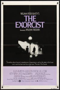2j305 EXORCIST 1sh '74 William Friedkin, Max Von Sydow, William Peter Blatty horror classic!