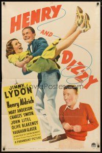 2j421 HENRY & DIZZY style A 1sh '42 Jimmy Lydon as Henry Aldrich, Mary Anderson, Charles Smith