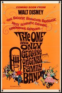2j635 ONE & ONLY GENUINE ORIGINAL FAMILY BAND advance 1sh '68 laughingest star-spangled hullabaloo!