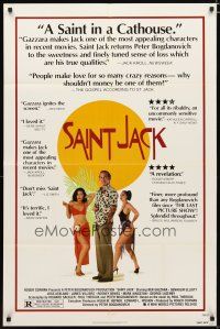 2j736 SAINT JACK 1sh '79 Ben Gazzara & sexy women, Peter Bogdanovich directed!