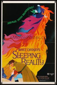 2j784 SLEEPING BEAUTY style A 1sh R79 Walt Disney cartoon fairy tale fantasy classic!