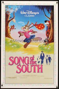 2j794 SONG OF THE SOUTH 1sh R86 Walt Disney, Uncle Remus, Br'er Rabbit & Br'er Bear!
