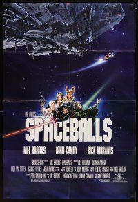2j799 SPACEBALLS PG-13 style 1sh '87 best Mel Brooks sci-fi Star Wars spoof, Bill Pullman, Moranis