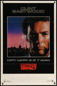 2j840 SUDDEN IMPACT 1sh '83 Clint Eastwood is at it again as Dirty Harry, great image!