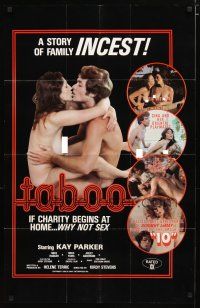 2j864 TABOO 1sh '80 Kay Parker, Mike Ranger, the Ultimate Sin, rated XXX!