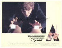 2k385 CLOCKWORK ORANGE English LC '72 best c/u of Malcolm McDowell reaching for girl's breasts!