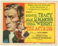 2k069 ACTRESS TC '53 art of Spencer Tracy & Jean Simmons, directed by George Cukor!