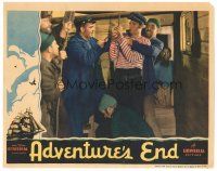 2k016 ADVENTURE'S END LC '37 Glenn Strange holds John Wayne as he is tied up by mutineers!