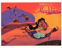 2k071 ALADDIN TC '92 classic Walt Disney Arabian fantasy cartoon, Ali & Jasmine with Genie!