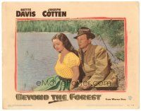 2k310 BEYOND THE FOREST LC #5 '49 cool image of sexy Bette Davis & Joseph Cotten!