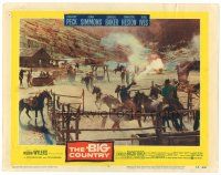 2k316 BIG COUNTRY LC #7 '58 William Wyler directed western classic, cool action image!