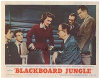 2k323 BLACKBOARD JUNGLE LC #4 '55 teacher Glenn Ford, Margaret Hayes, Louis Calhern, classic!