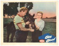 2k327 BLUE BLOOD LC #3 '51 Bill Williams, Jane Nigh & black stallion!