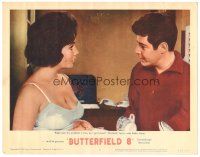 2k354 BUTTERFIELD 8 LC #3 '60 sexy callgirl Elizabeth Taylor asks Eddie Fisher how to get home!